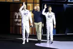 Foto zur News: Daniil Kwjat , Franz Tost und  Pierre Gasly