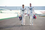 Foto zur News: Pierre Gasly und Daniil Kwjat (AlphaTauri)