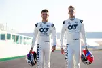 Foto zur News: Pierre Gasly und Daniil Kwjat (AlphaTauri)