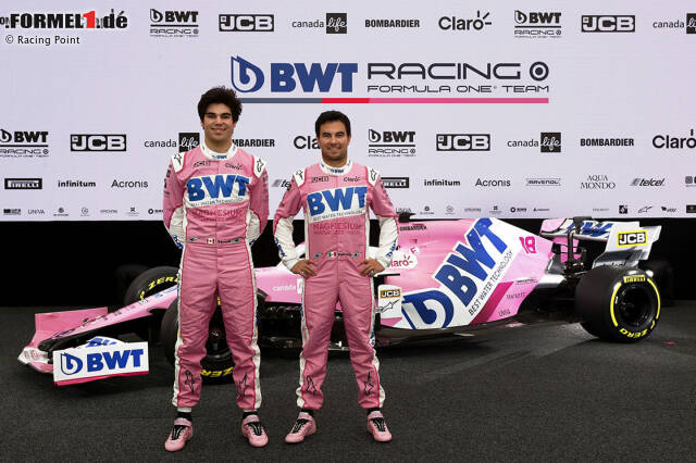 Foto zur News: Lance Stroll und Sergio Perez (Racing Point)
