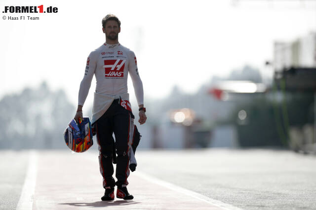 Foto zur News: Für einen Sieg hat es bei Romain Grosjean in der Formel 1 nie gereicht, doch der Franzose war mehrfach nah dran und stand insgesamt zehnmal auf dem Podium.