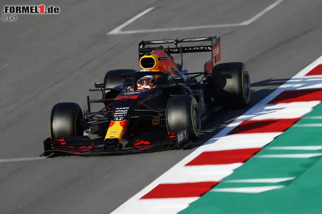 Foto zur News: Max Verstappen fuhr 2,54 Renndistanzen am allerersten Testtag. Jetzt durch die allerbesten Fotos des ersten Testtags klicken!