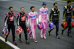 Foto zur News: Romain Grosjean (Haas), Kevin Magnussen (Haas), Sergio Perez (Racing Point), Lando Norris (McLaren), Daniel Ricciardo (Renault) und Esteban Ocon (Renault)