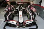 Foto zur News: Romain Grosjean und Kevin Magnussen (Haas)