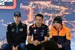 Foto zur News: George Russell (Williams), Alexander Albon (Red Bull) und Lando Norris (McLaren)