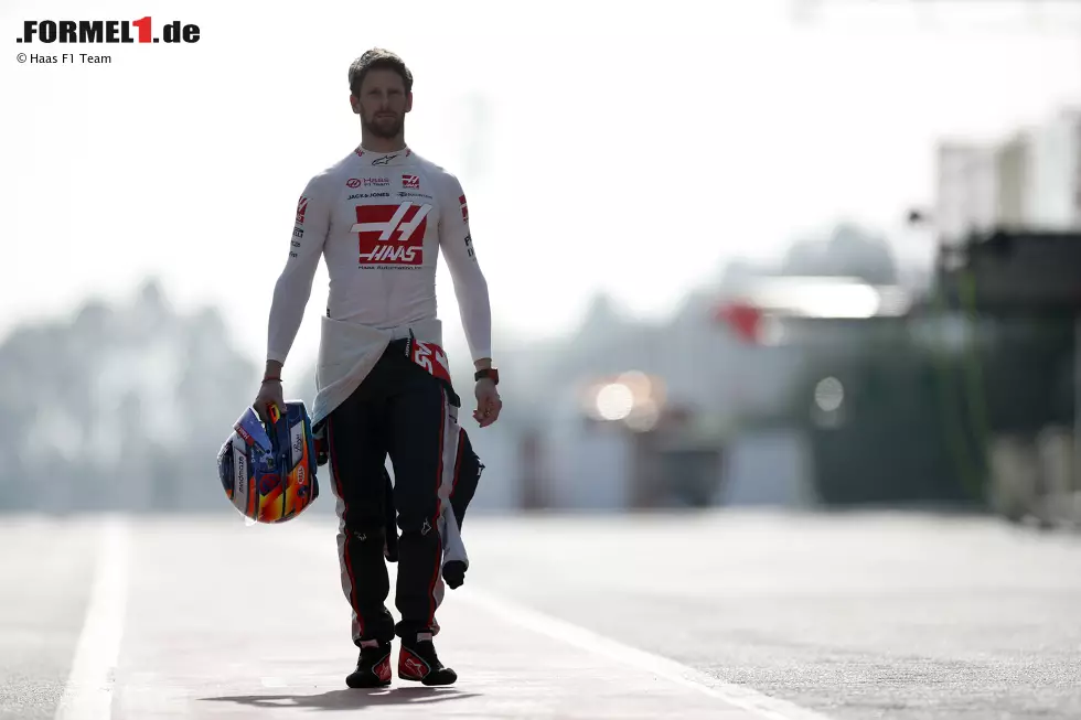 Foto zur News: Romain Grosjean (Haas)