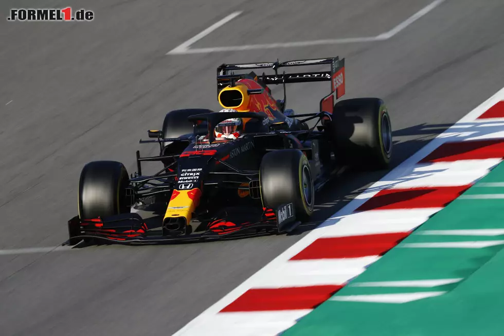 Foto zur News: Max Verstappen fuhr 2,54 Renndistanzen am allerersten Testtag. Jetzt durch die allerbesten Fotos des ersten Testtags klicken!