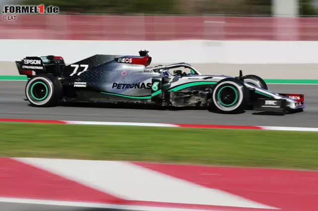 Foto zur News: Valtteri Bottas ist der schnellste Mann der ersten Testwoche in Barcelona 2020. Jetzt durch die Technik-Tricks der ersten Woche klicken!