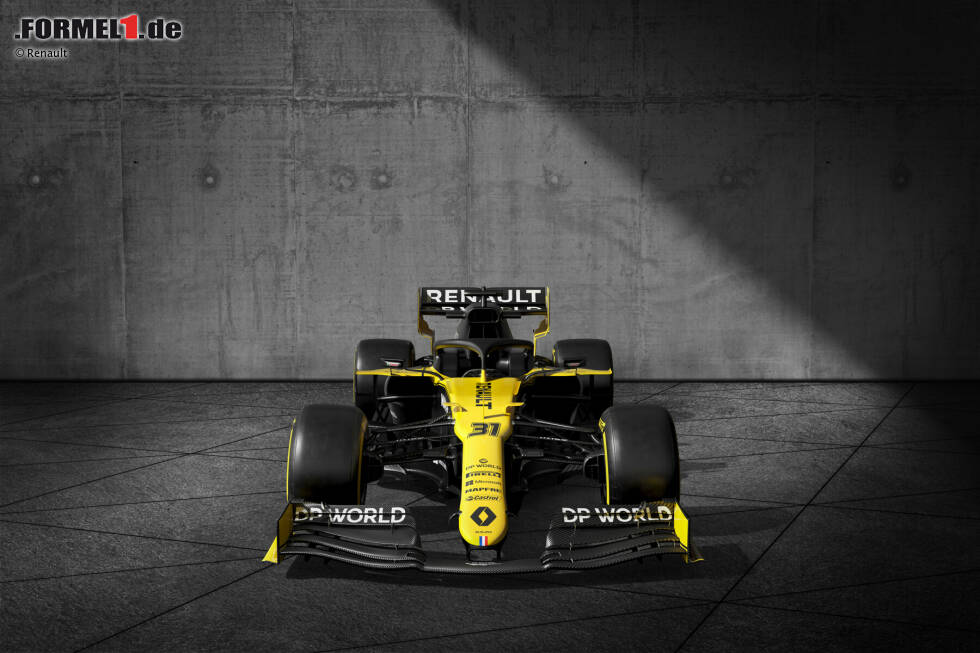 Foto zur News: Renault hat als letztes Team seine Lackierung gezeigt. Klick dich durch die Bilder.