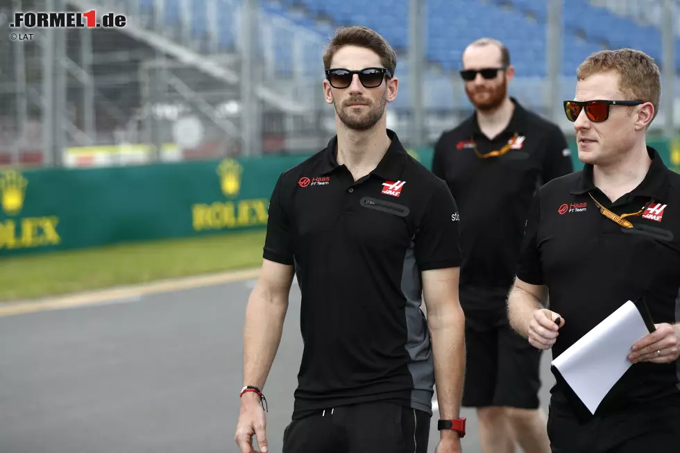 Foto zur News: Romain Grosjean (Haas)