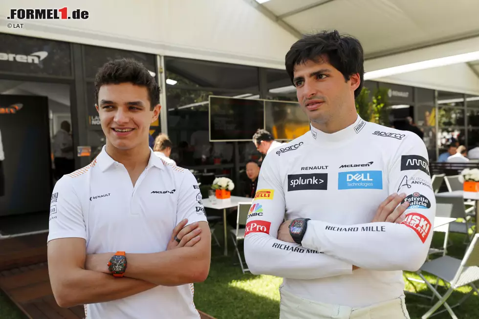 Foto zur News: Lando Norris (McLaren) und Carlos Sainz (McLaren)