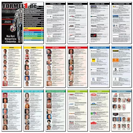 Jetzt erhältlich: Who Works In Motorsports 2020 Foto zur News: Jetzt erhältlich: Who Works In Motorsports 2020