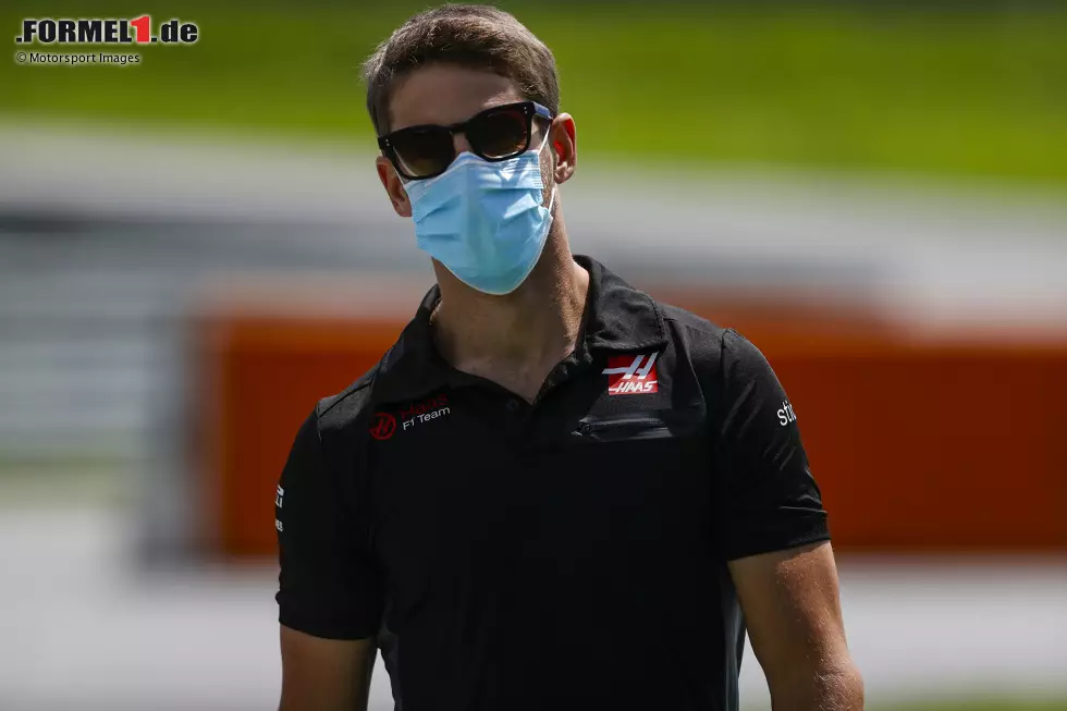 Foto zur News: Romain Grosjean (Haas)