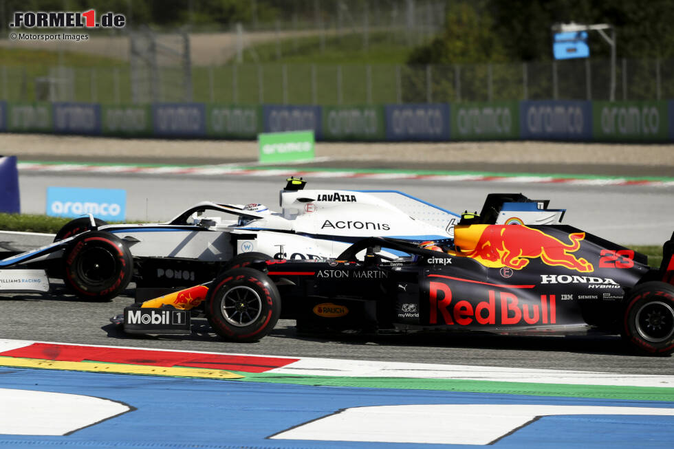 Foto zur News: Nicholas Latifi (Williams) und Alexander Albon (Red Bull)