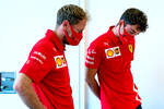 Foto zur News: Sebastian Vettel und Charles Leclerc (Ferrari)