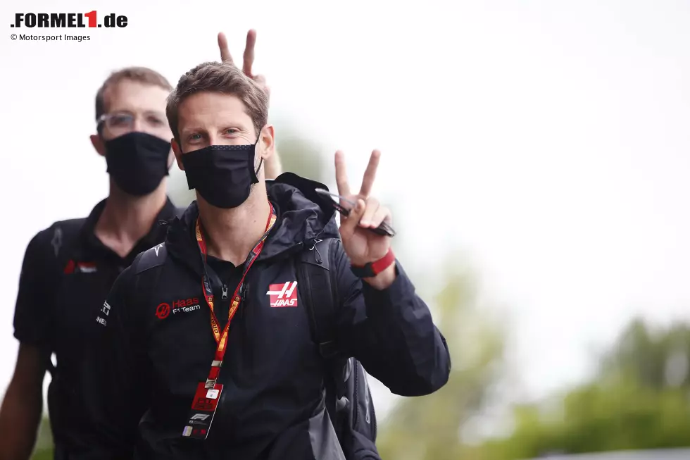 Foto zur News: Romain Grosjean (Haas)