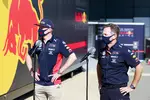 Foto zur News: Max Verstappen (Red Bull) und Christian Horner