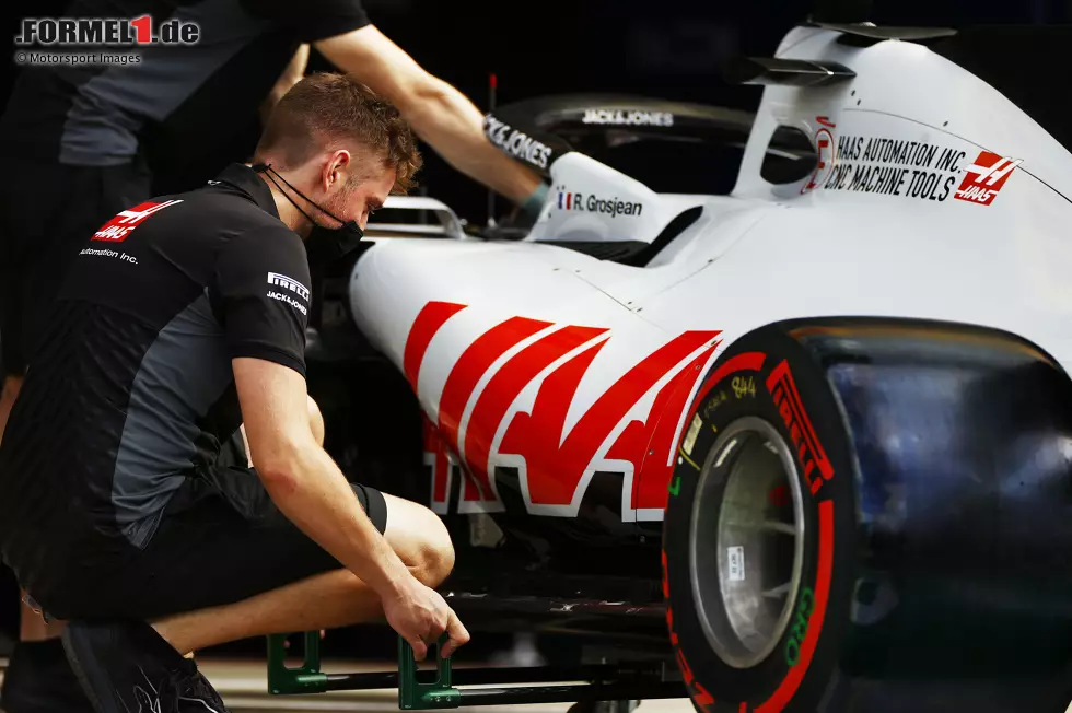 Foto zur News: Romain Grosjean (Haas)