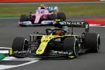 Foto zur News: Esteban Ocon (Renault) und Lance Stroll (Racing Point)