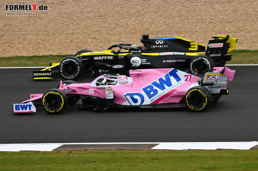 Foto zur News: Nico Hülkenberg (Racing Point) und Daniel Ricciardo (Renault)