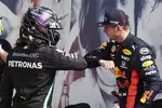 Gallerie: Lewis Hamilton (Mercedes) und Max Verstappen (Red Bull)