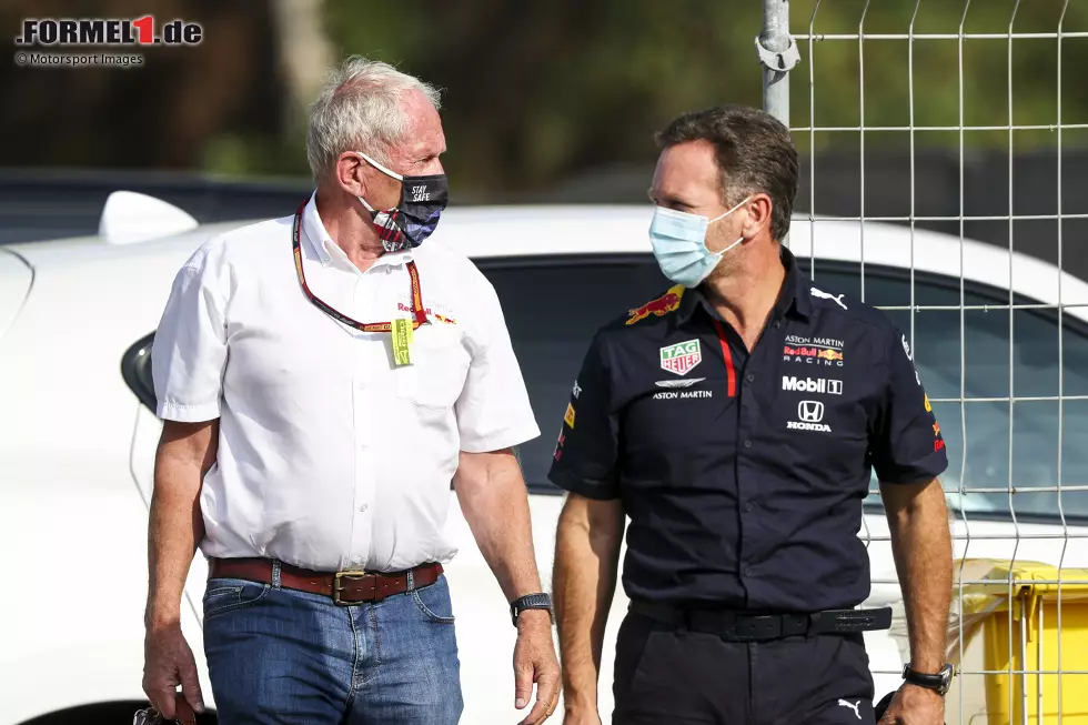 Foto zur News: Helmut Marko und Christian Horner