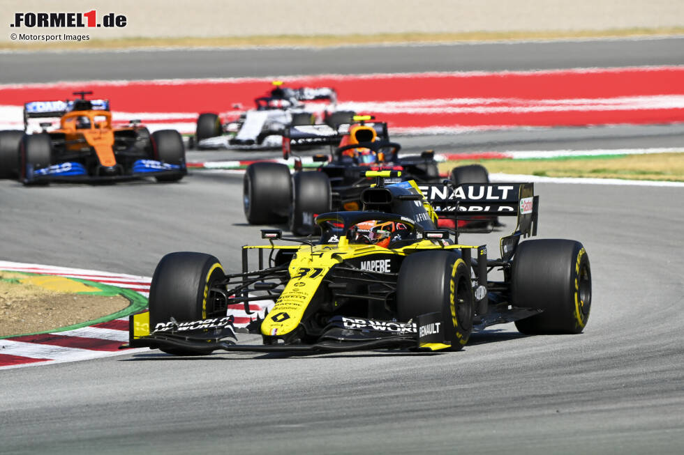 Foto zur News: Esteban Ocon (Renault), Alexander Albon (Red Bull) und Carlos Sainz (McLaren)