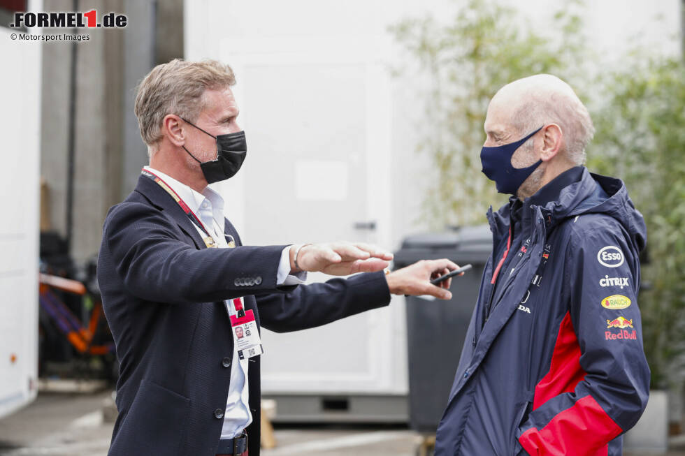 Foto zur News: David Coulthard und Adrian Newey