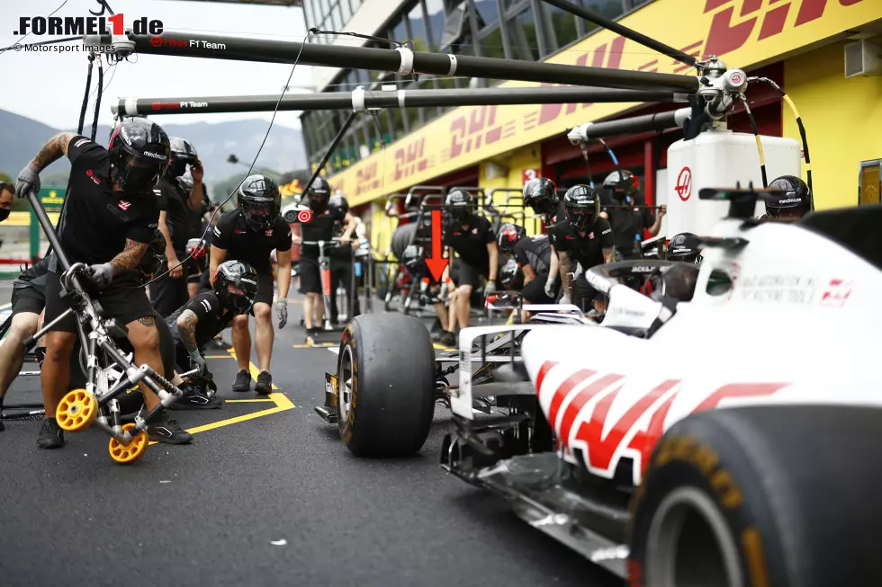 Foto zur News: Romain Grosjean (Haas)