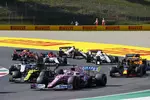 Foto zur News: Sergio Perez (Racing Point), Daniel Ricciardo (Renault), Alexander Albon (Red Bull) und Daniil Kwjat (AlphaTauri)