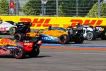 Foto zur News: Kevin Magnussen (Haas), Lando Norris (McLaren) und Daniil Kwjat (AlphaTauri)