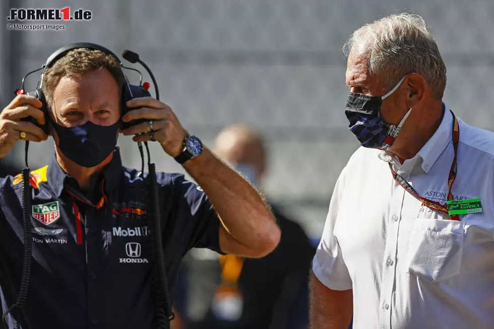 Foto zur News: Christian Horner und Helmut Marko