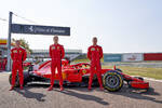 Foto zur News: Callum Ilott, Robert Schwarzman Mick Schumacher (Ferrari) mit dem Ferrari SF71H