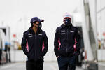 Foto zur News: Sergio Perez (Racing Point) und Lance Stroll (Racing Point)