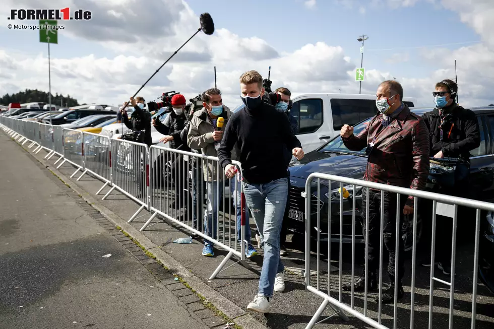 Foto zur News: Nico Hülkenberg und Lance Stroll (Racing Point)