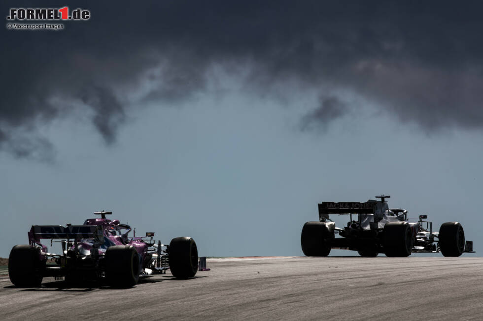 Foto zur News: Romain Grosjean (Haas) und Lance Stroll