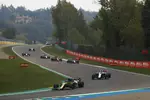 Foto zur News: Esteban Ocon (Renault), George Russell (Williams), Antonio Giovinazzi (Alfa Romeo), Sebastian Vettel (Ferrari) und Kimi Räikkönen (Alfa Romeo)