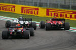 Kevin Magnussen (Haas), Charles Leclerc (Ferrari) und Alexander Albon (Red Bull) 