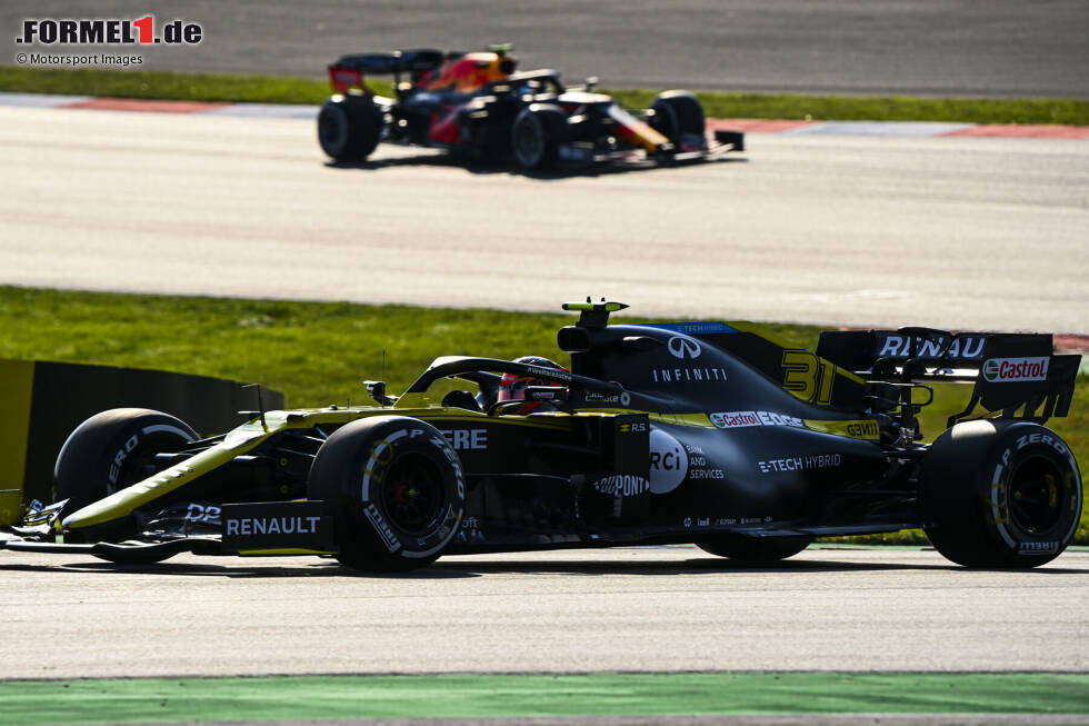 Foto zur News: Esteban Ocon (Renault) und Alexander Albon (Red Bull)