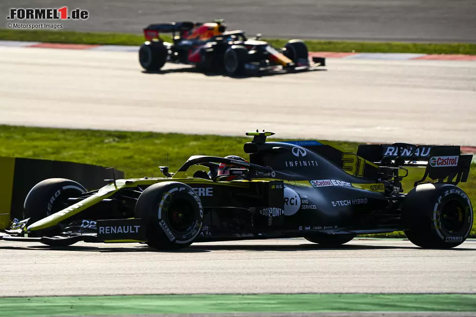 Foto zur News: Esteban Ocon (Renault) und Alexander Albon (Red Bull)