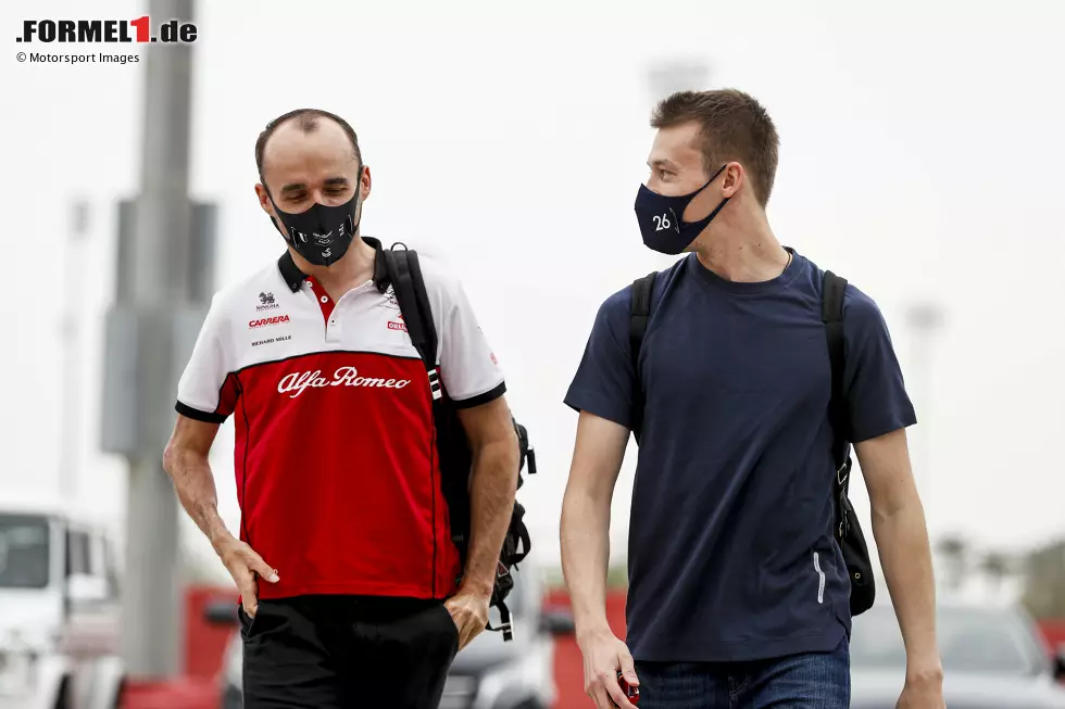 Foto zur News: Robert Kubica und Daniil Kwjat (AlphaTauri)