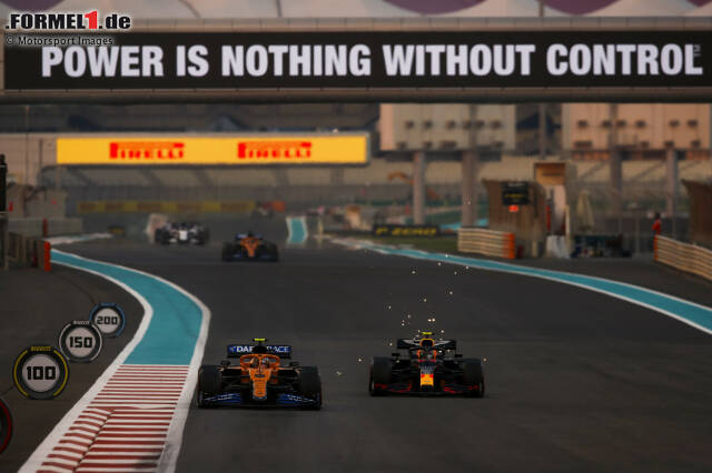 Lando Norris (McLaren) und Alexander Albon (Red Bull) 