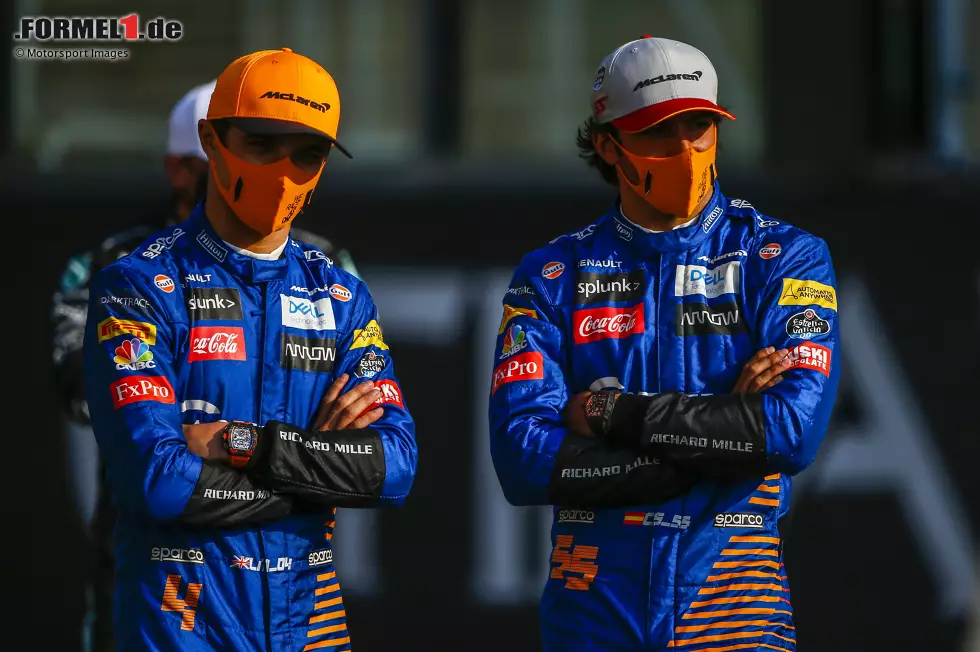 Foto zur News: Lando Norris (McLaren) und Carlos Sainz (McLaren)