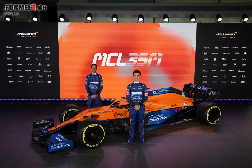 Foto zur News: Daniel Ricciardo (McLaren) und Lando Norris (McLaren)