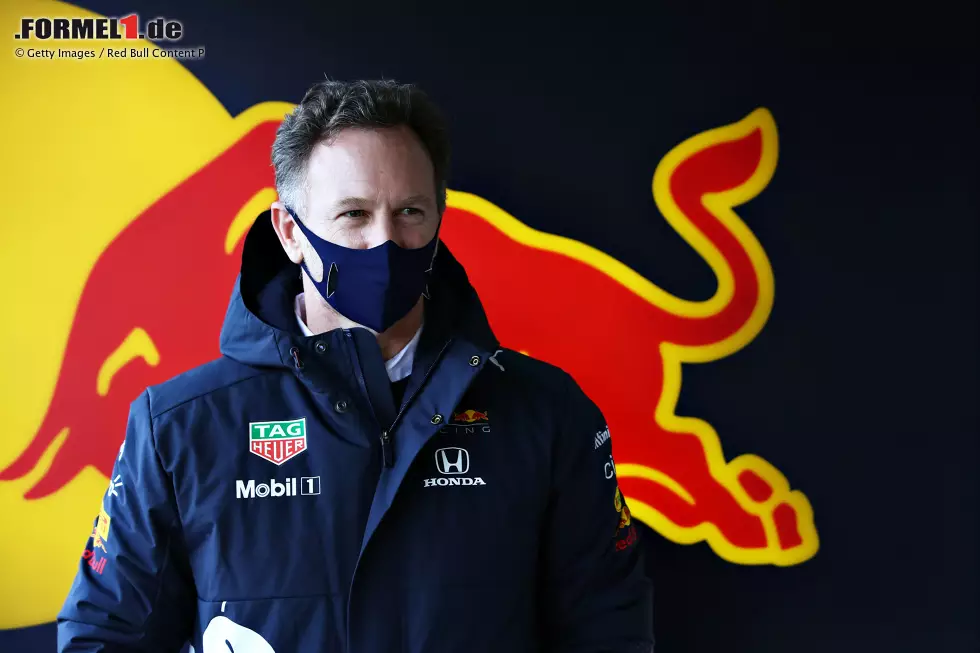 Foto zur News: Christian Horner und Mark Thompson