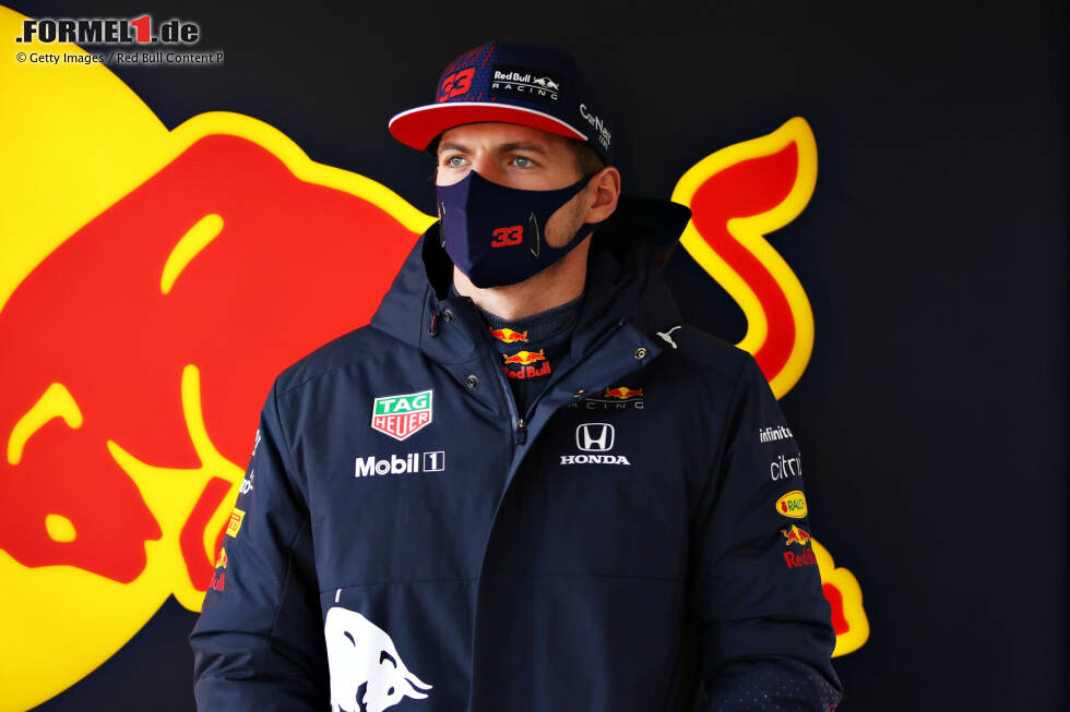 Foto zur News: Max Verstappen (Red Bull) und Mark Thompson