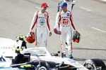 Foto zur News: Nikita Masepin (Haas) und Mick Schumacher (Haas)