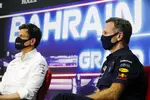 Foto zur News: Toto Wolff und Christian Horner