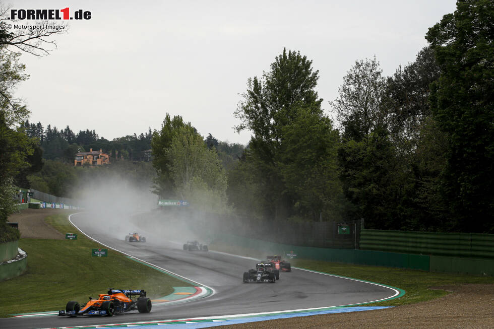 Foto zur News: Daniel Ricciardo (McLaren), Pierre Gasly (AlphaTauri) und Carlos Sainz (Ferrari)