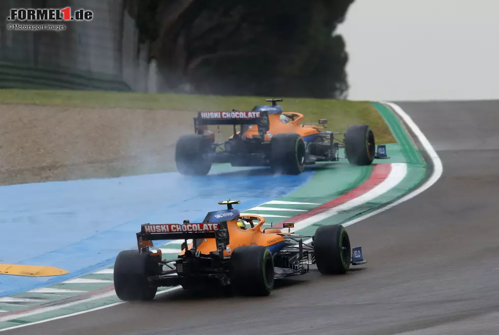 Foto zur News: Daniel Ricciardo (McLaren) und Lando Norris (McLaren)